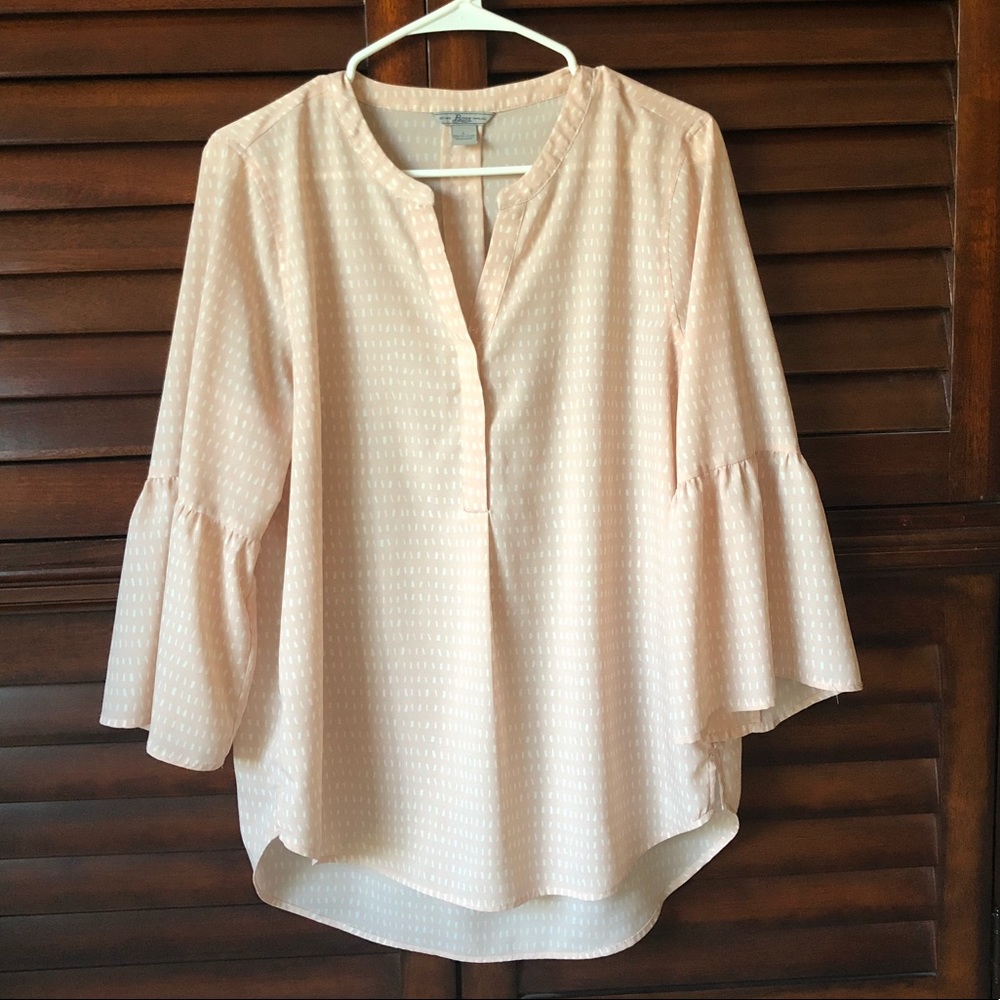Blush Flowy Bass Blouse